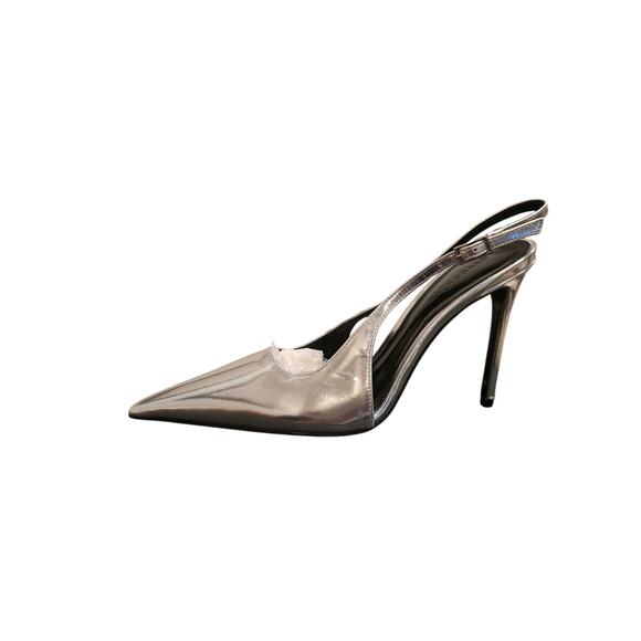 Retrofête Cindy Slingback Heel in Silver – Size 36 EU / 9 US – EUC - Picture 7 of 10